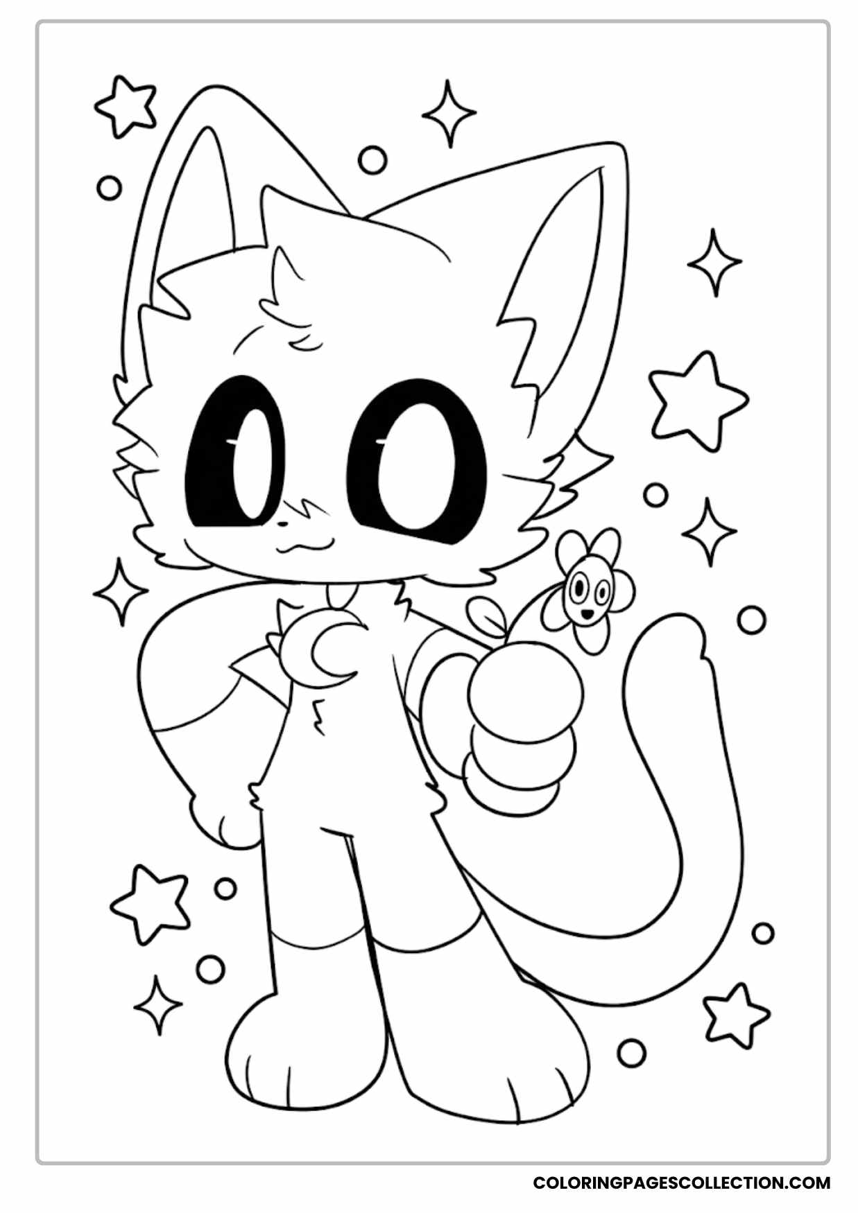 Catnap Coloring Pages