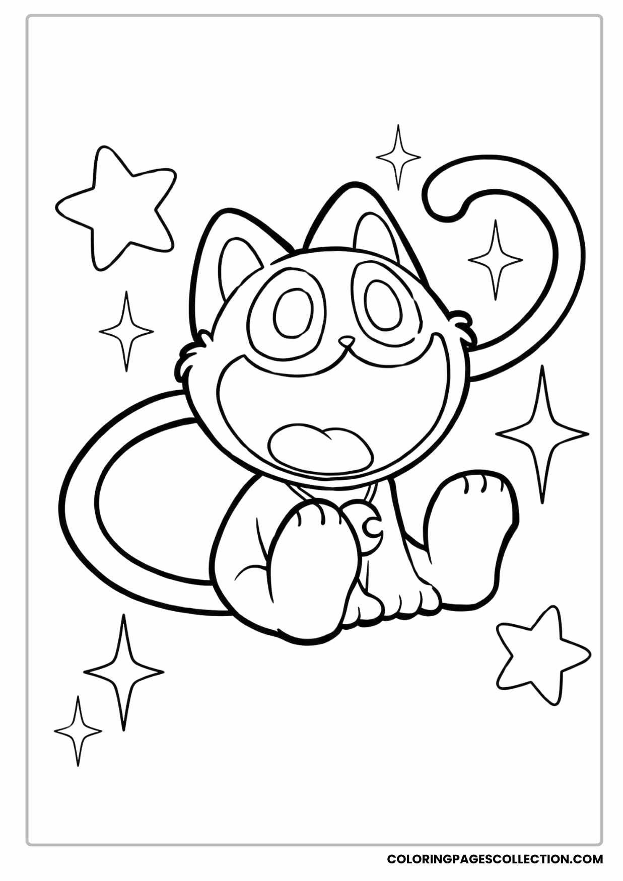 Catnap Coloring Pages