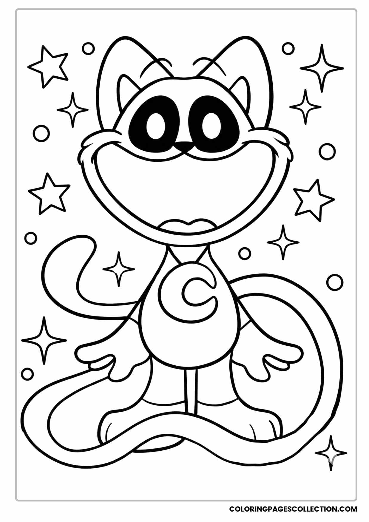 Catnap Coloring Pages