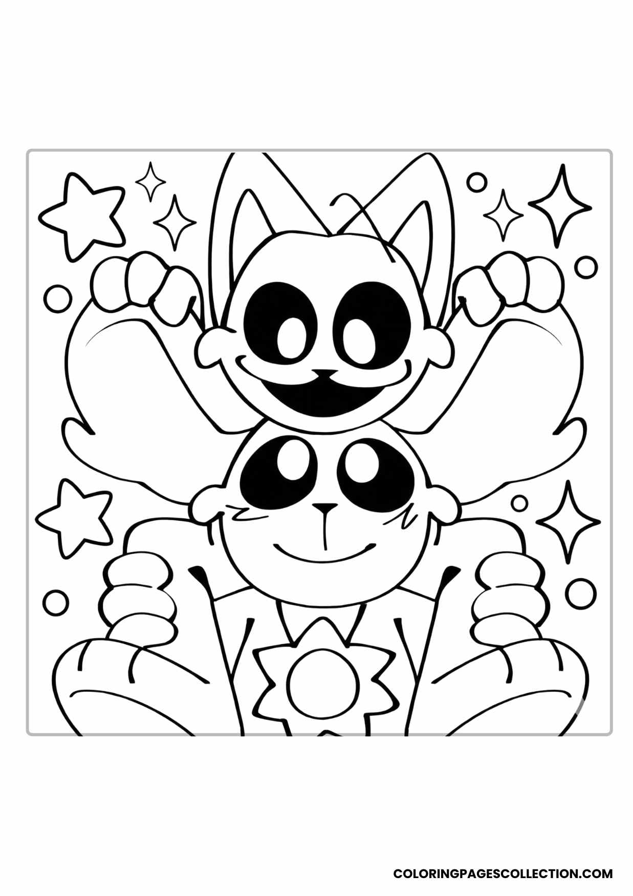 Catnap Coloring Pages