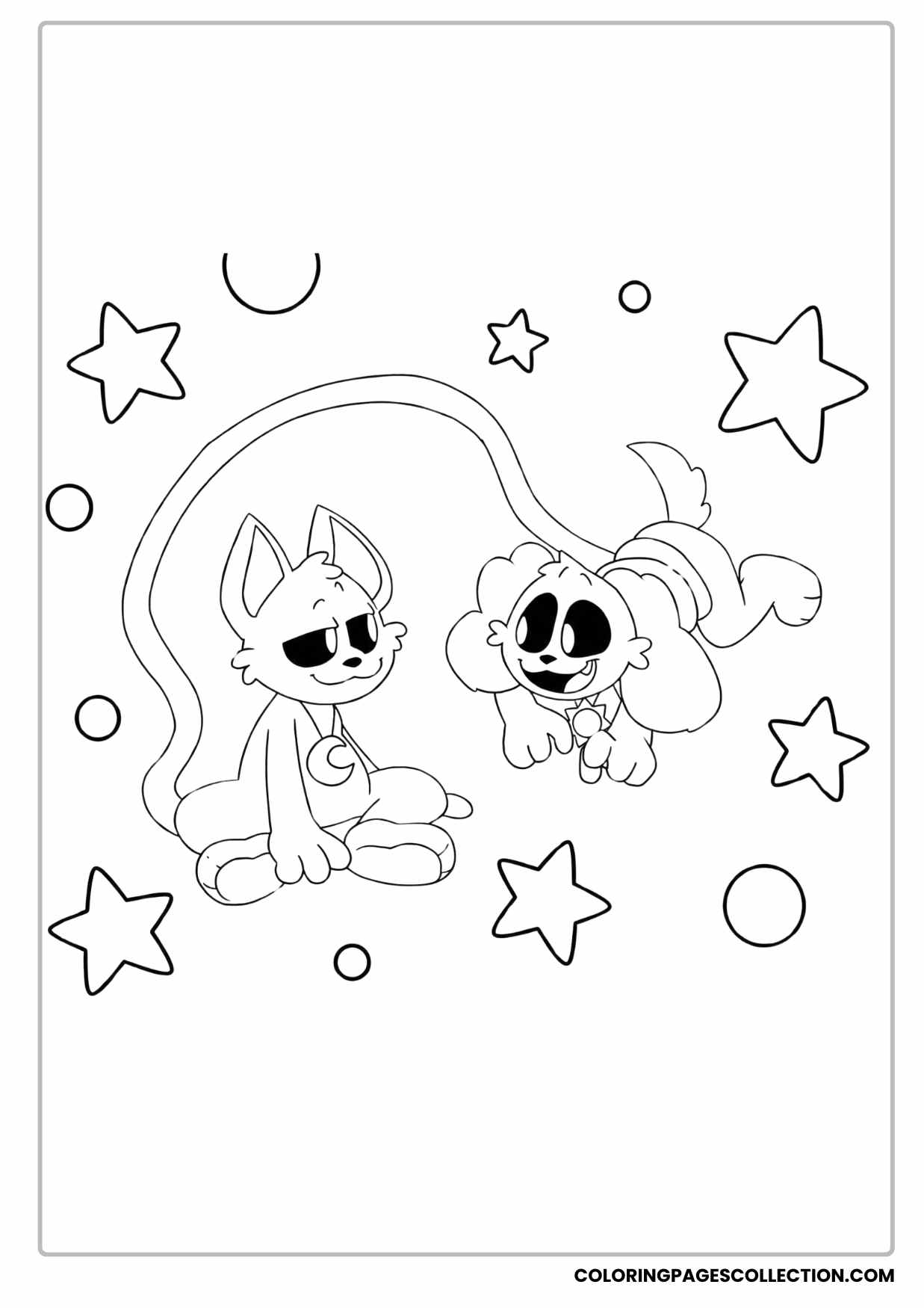 Catnap Coloring Pages