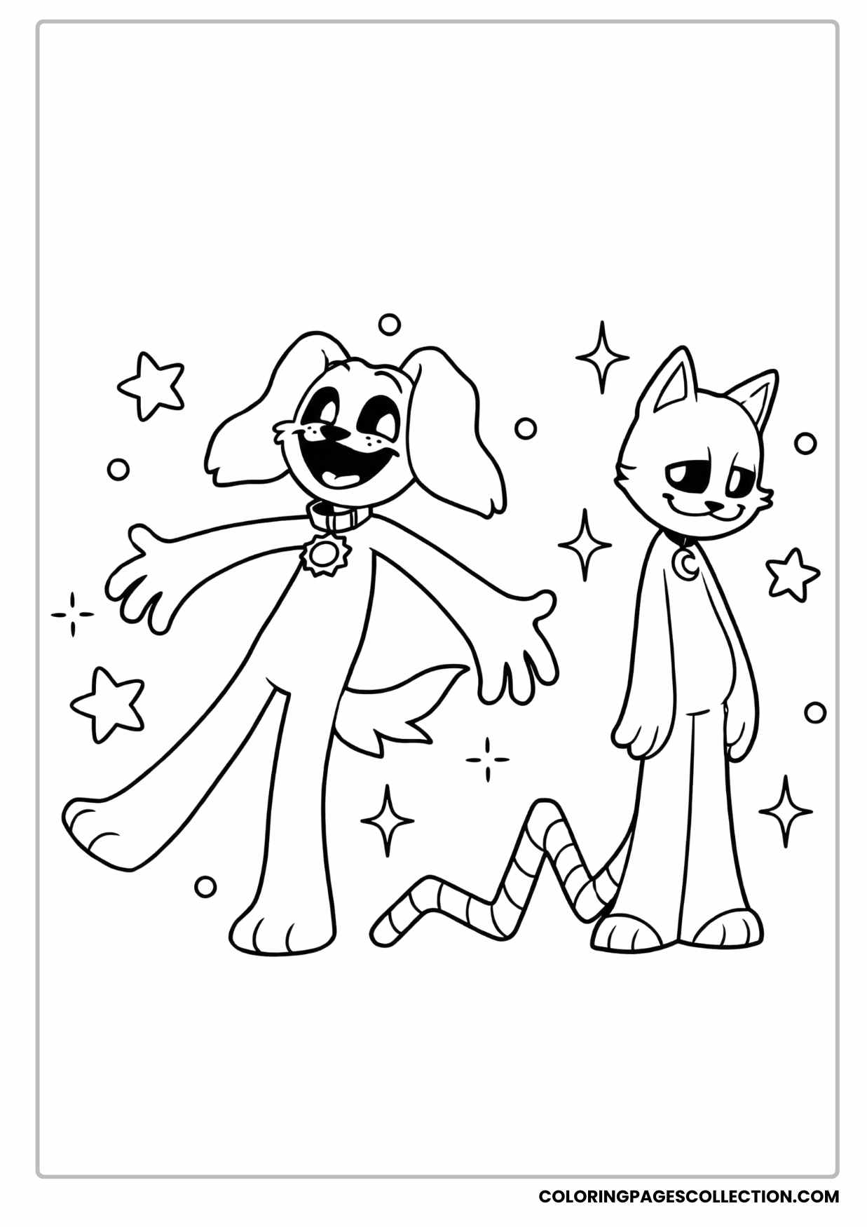 Catnap Coloring Pages