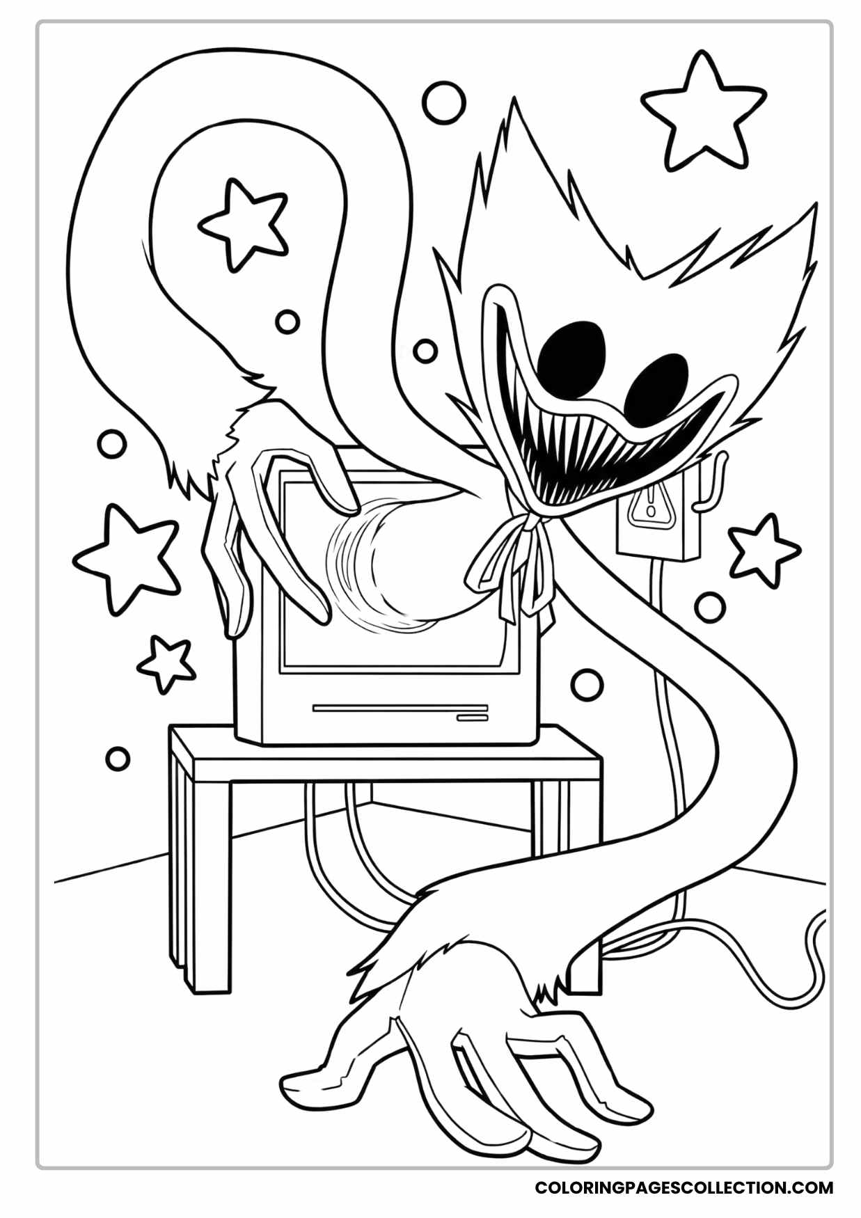Catnap Coloring Pages