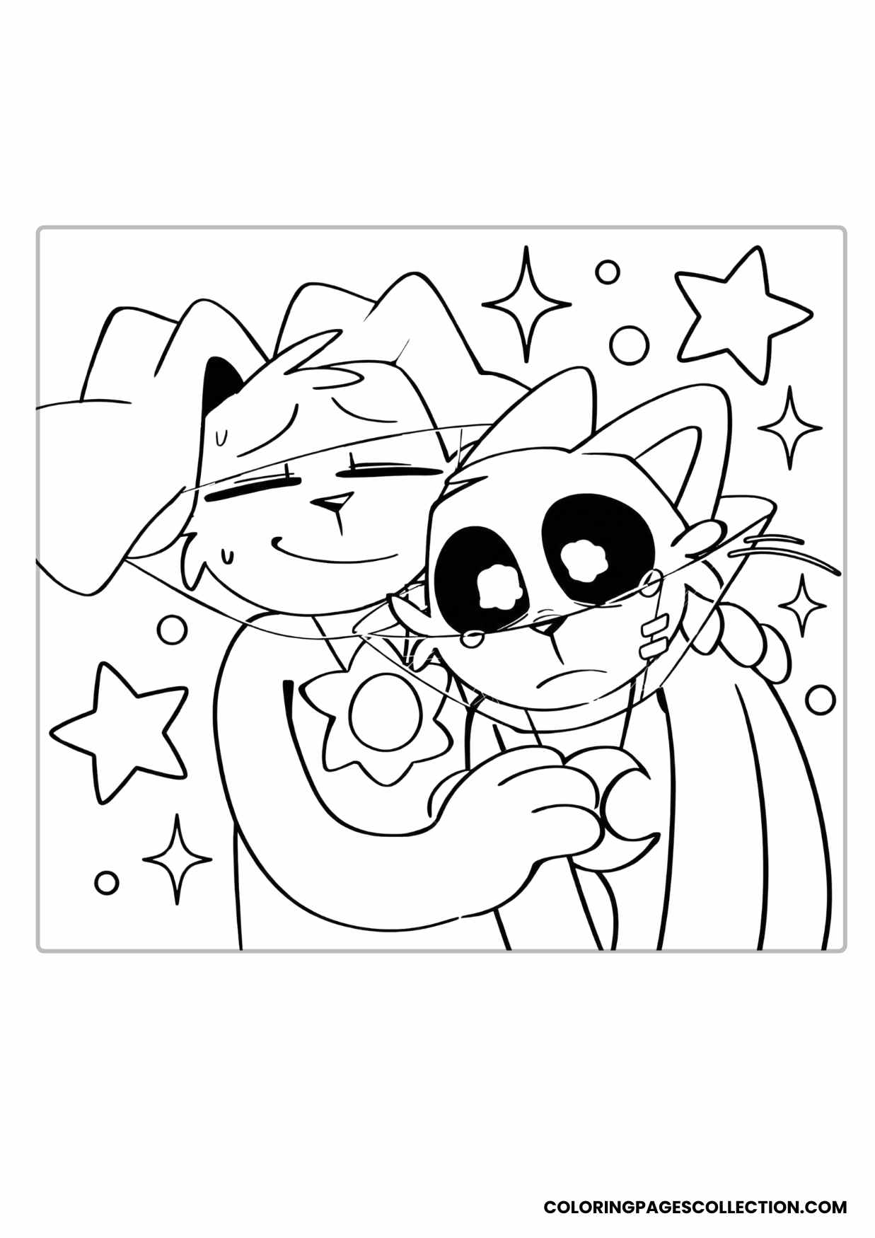 Catnap Coloring Pages