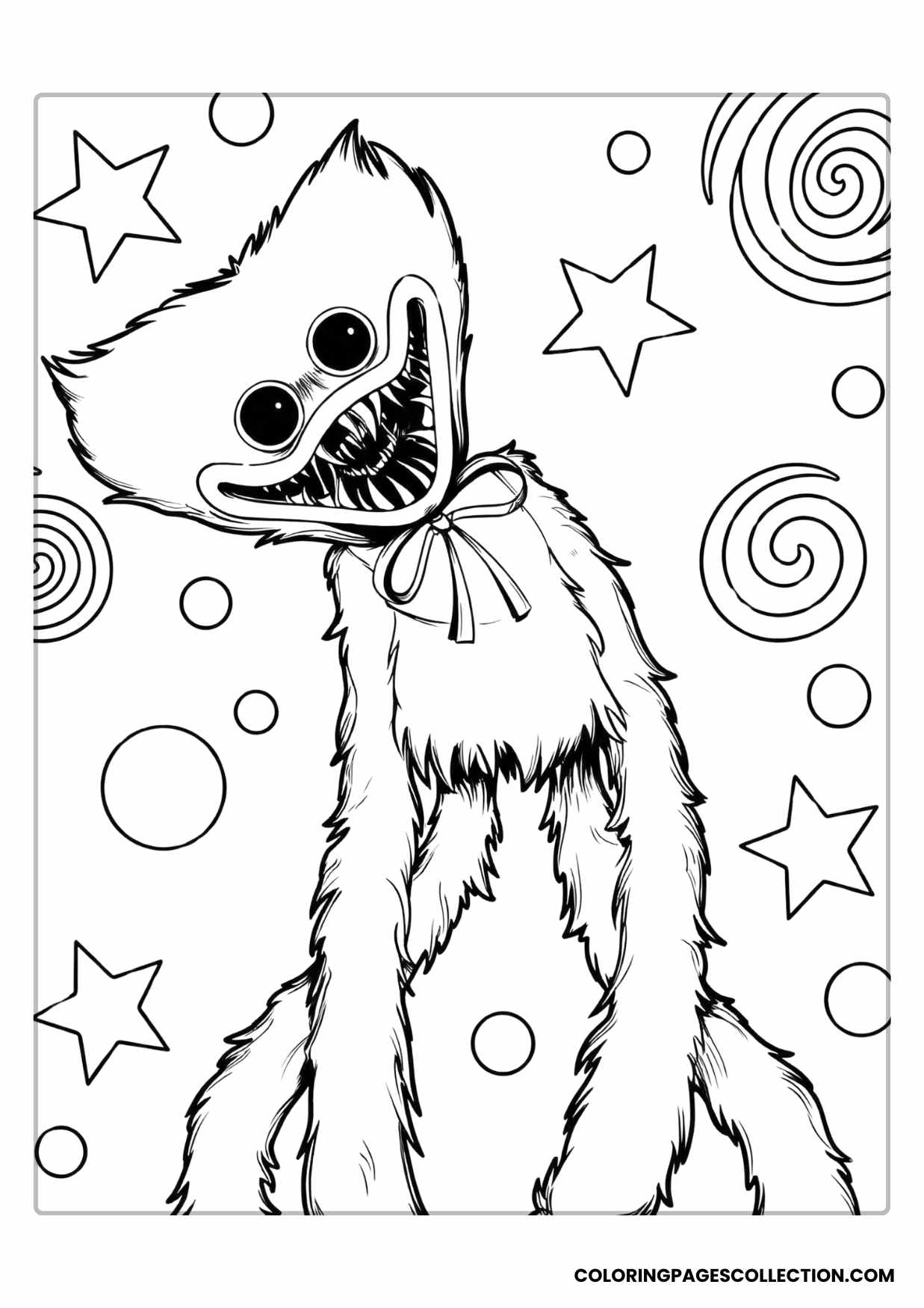 Catnap Coloring Pages