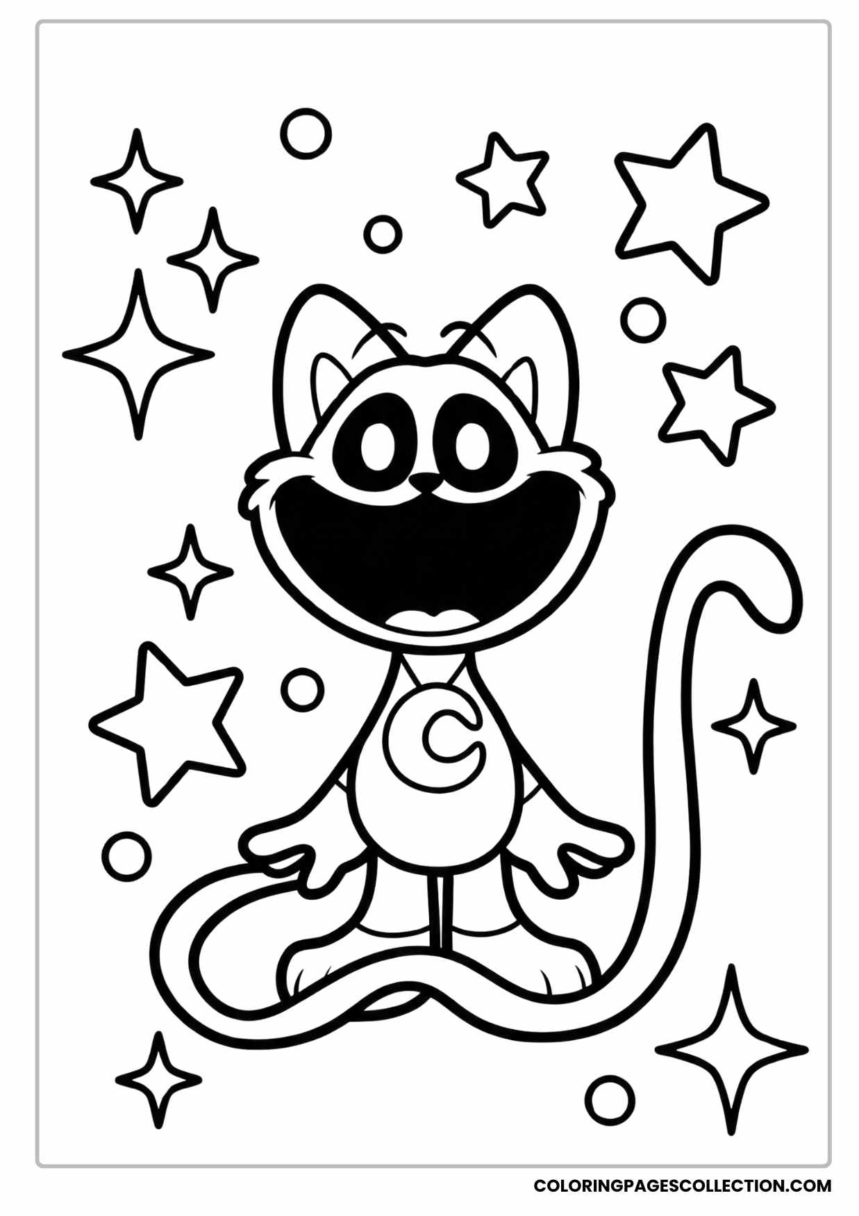 Catnap Coloring Pages