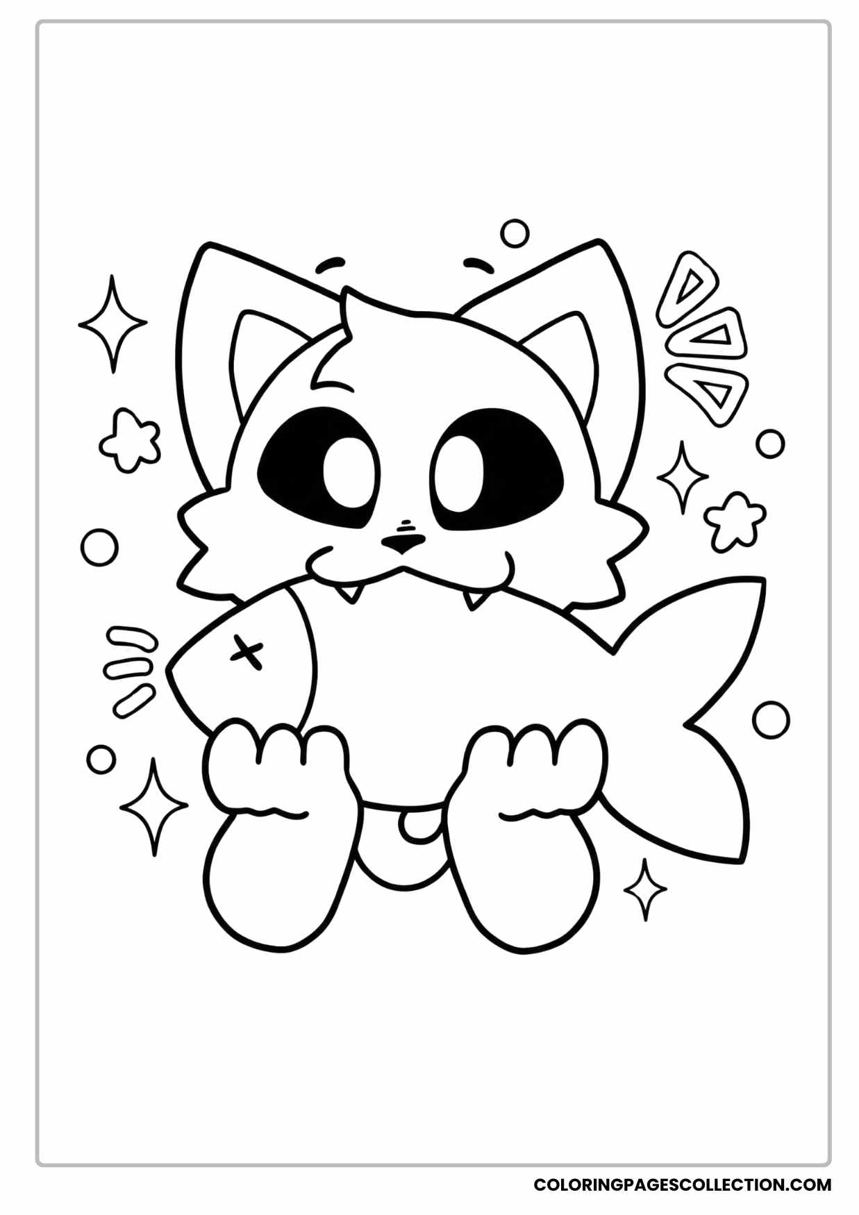 Catnap Coloring Pages