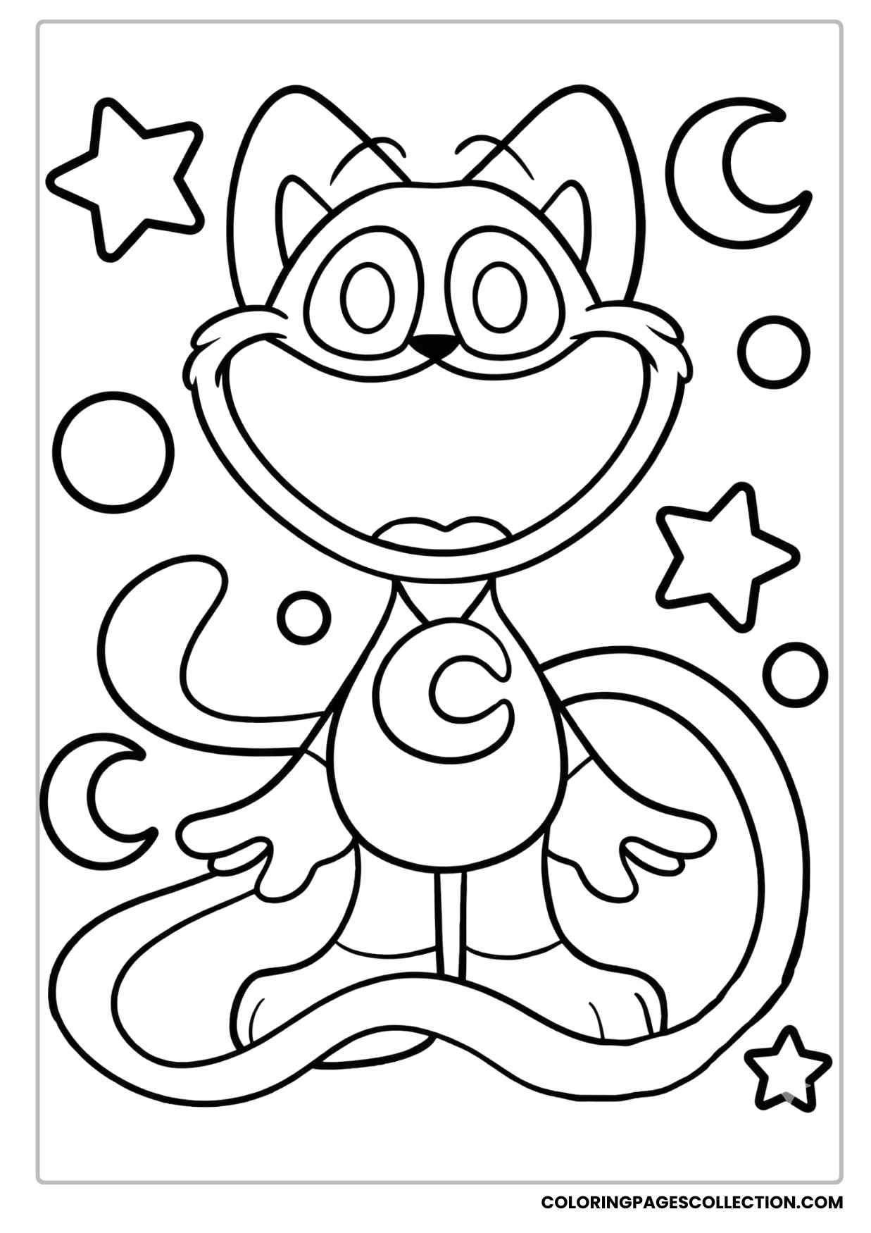 Catnap Coloring Pages