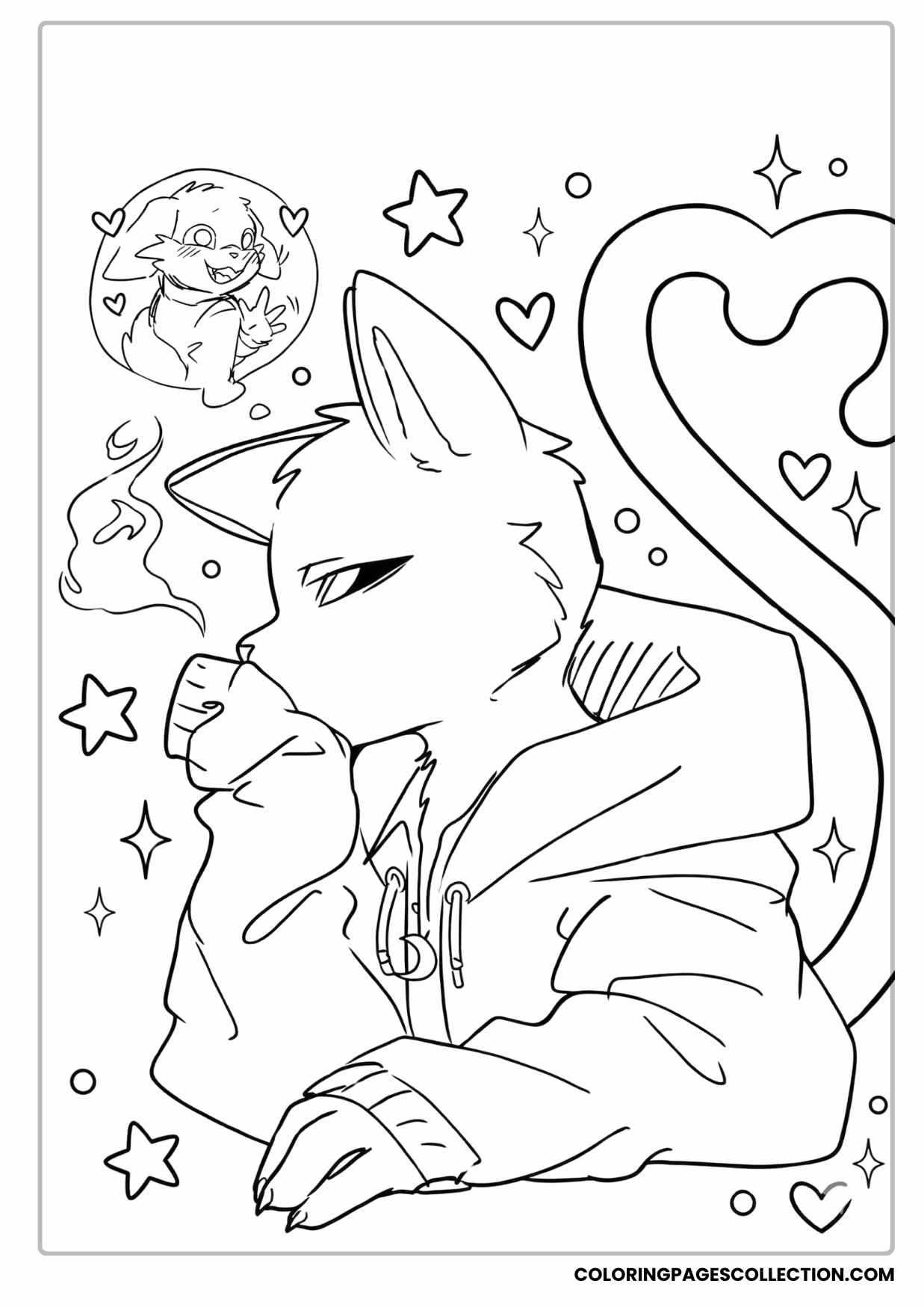 Catnap Coloring Pages