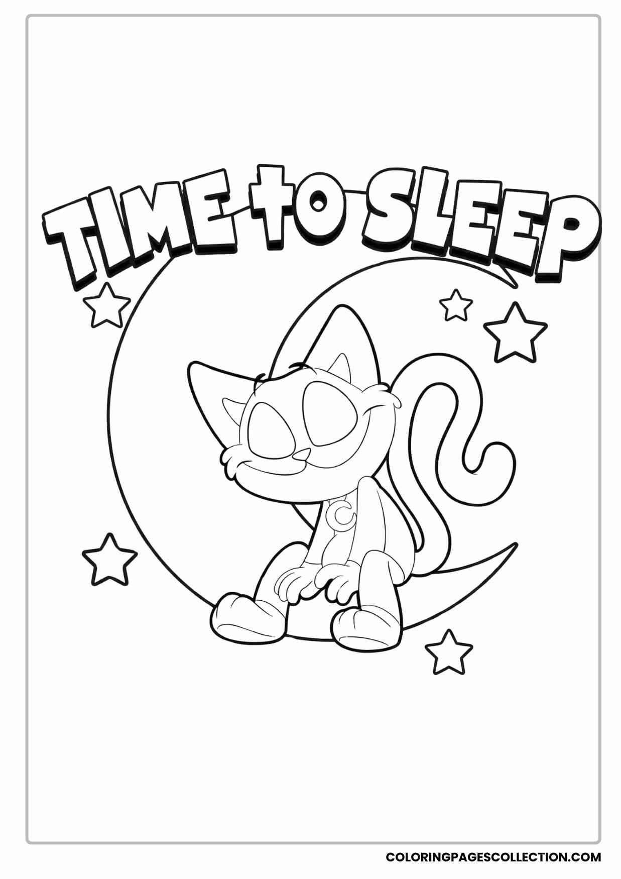 Catnap Coloring Pages