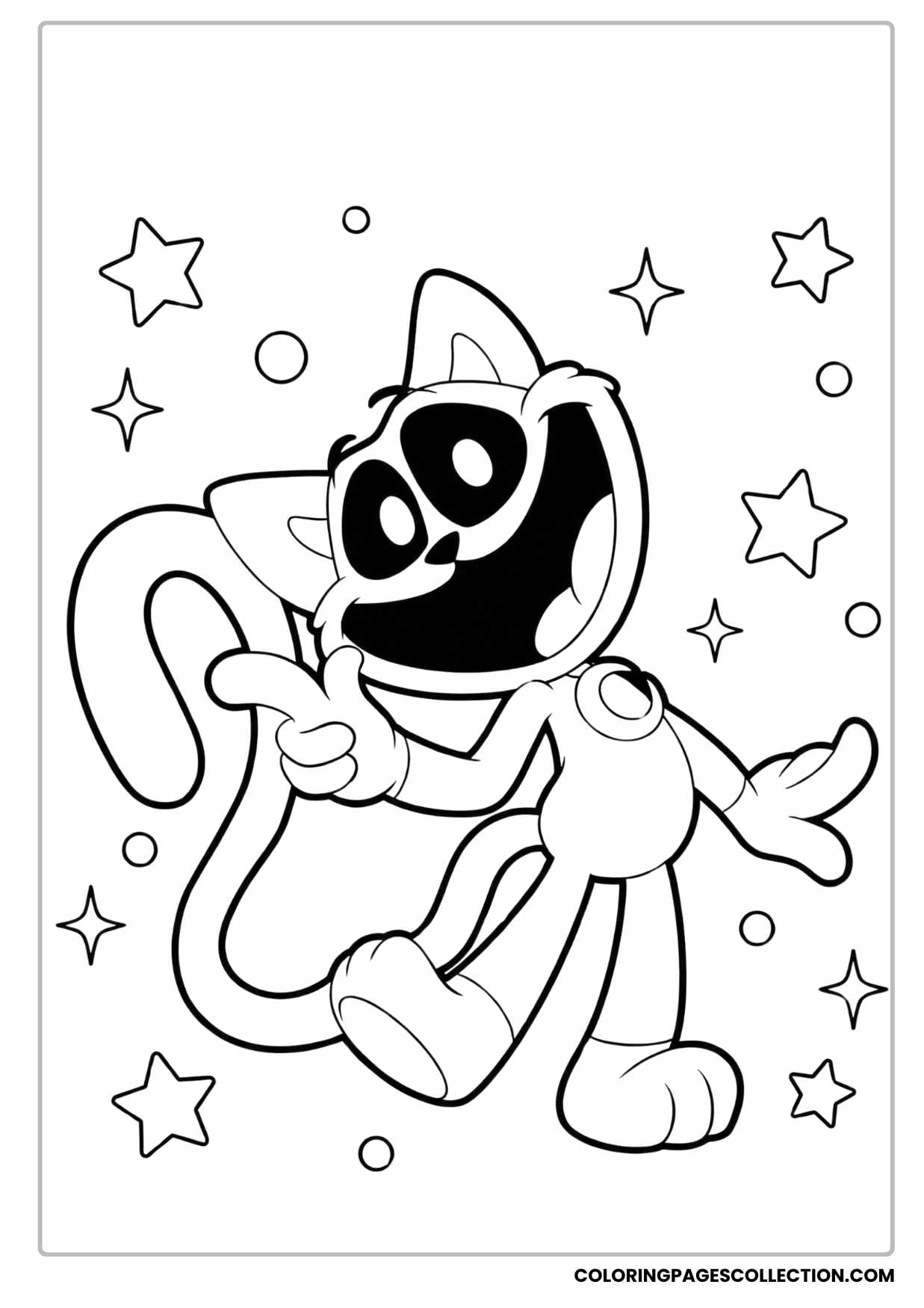 Catnap Coloring Pages