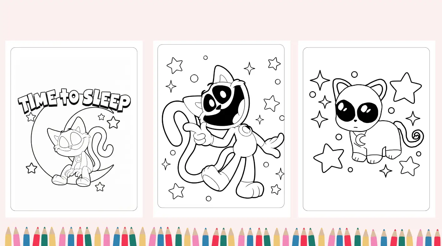 catnap coloring pages