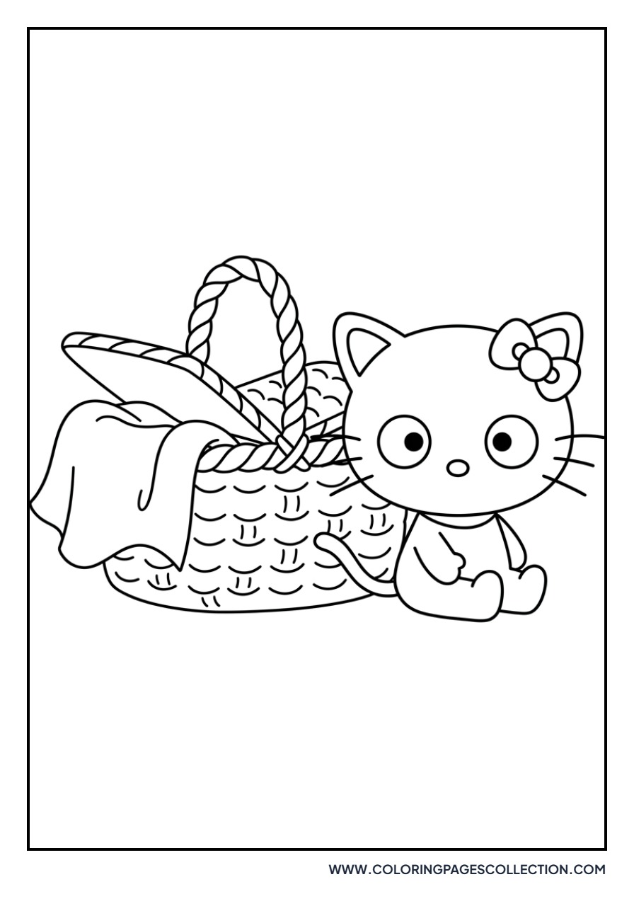 Chococat and a Picnic Basket