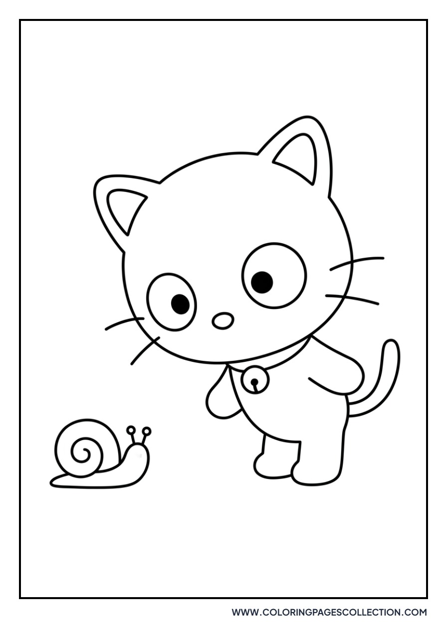 Chococat and a Snail