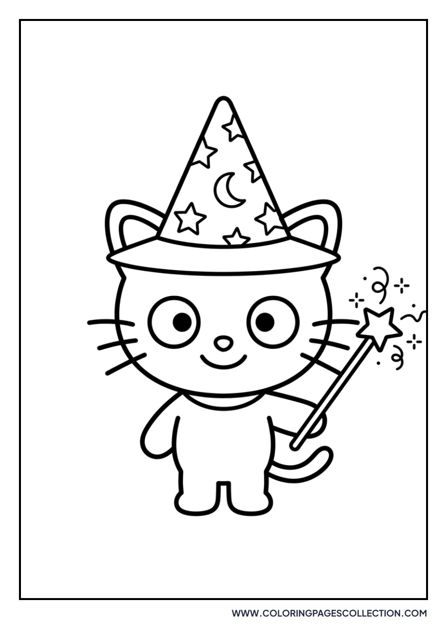 Chococat as a Wizard