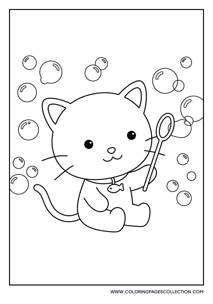 Chococat Blowing Bubbles