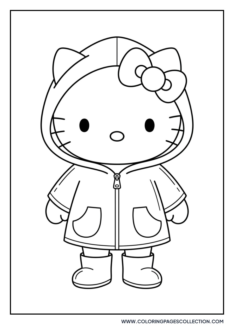 Chococat in a Raincoat