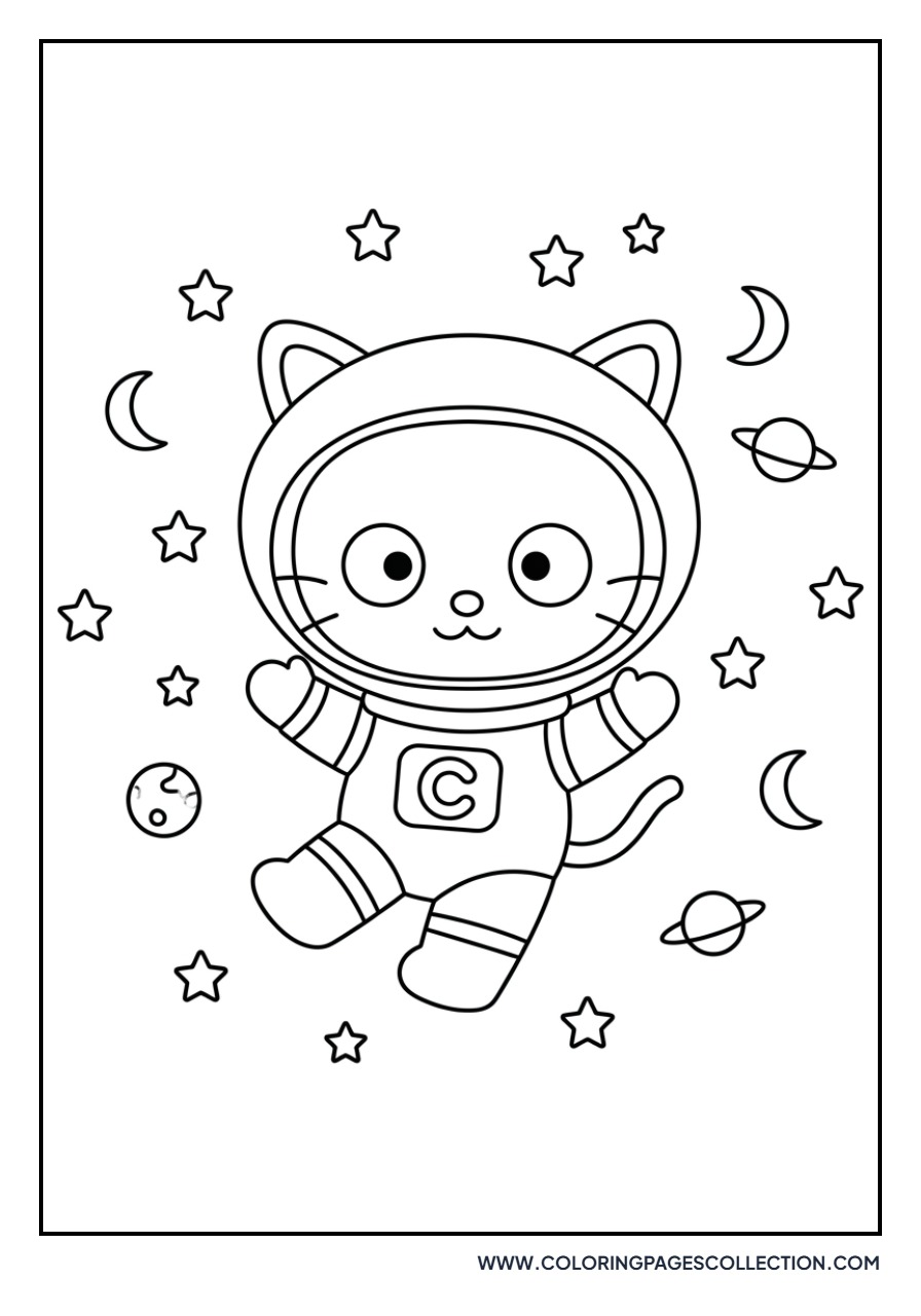 Chococat in a Space Suit