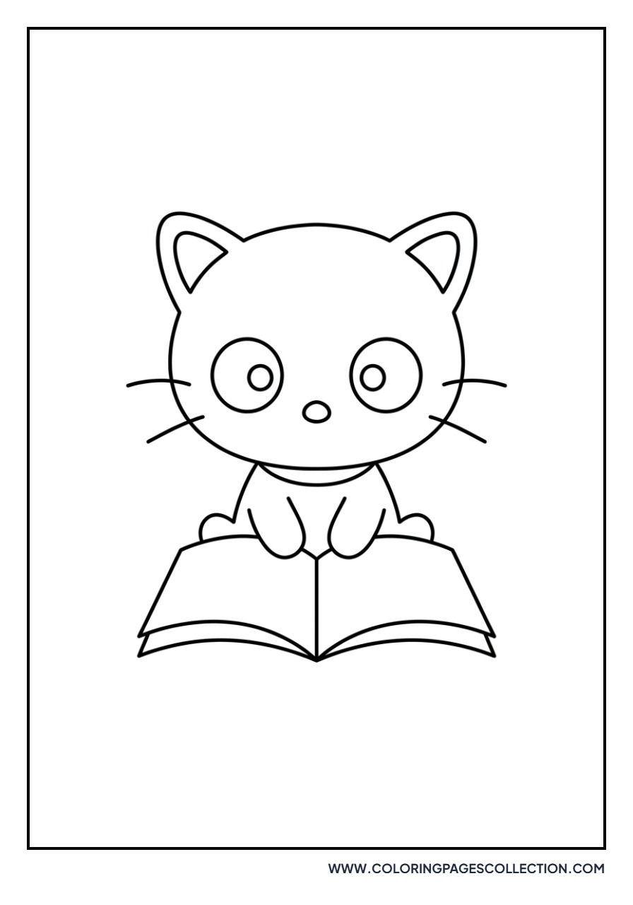 Chococat Reading a Book