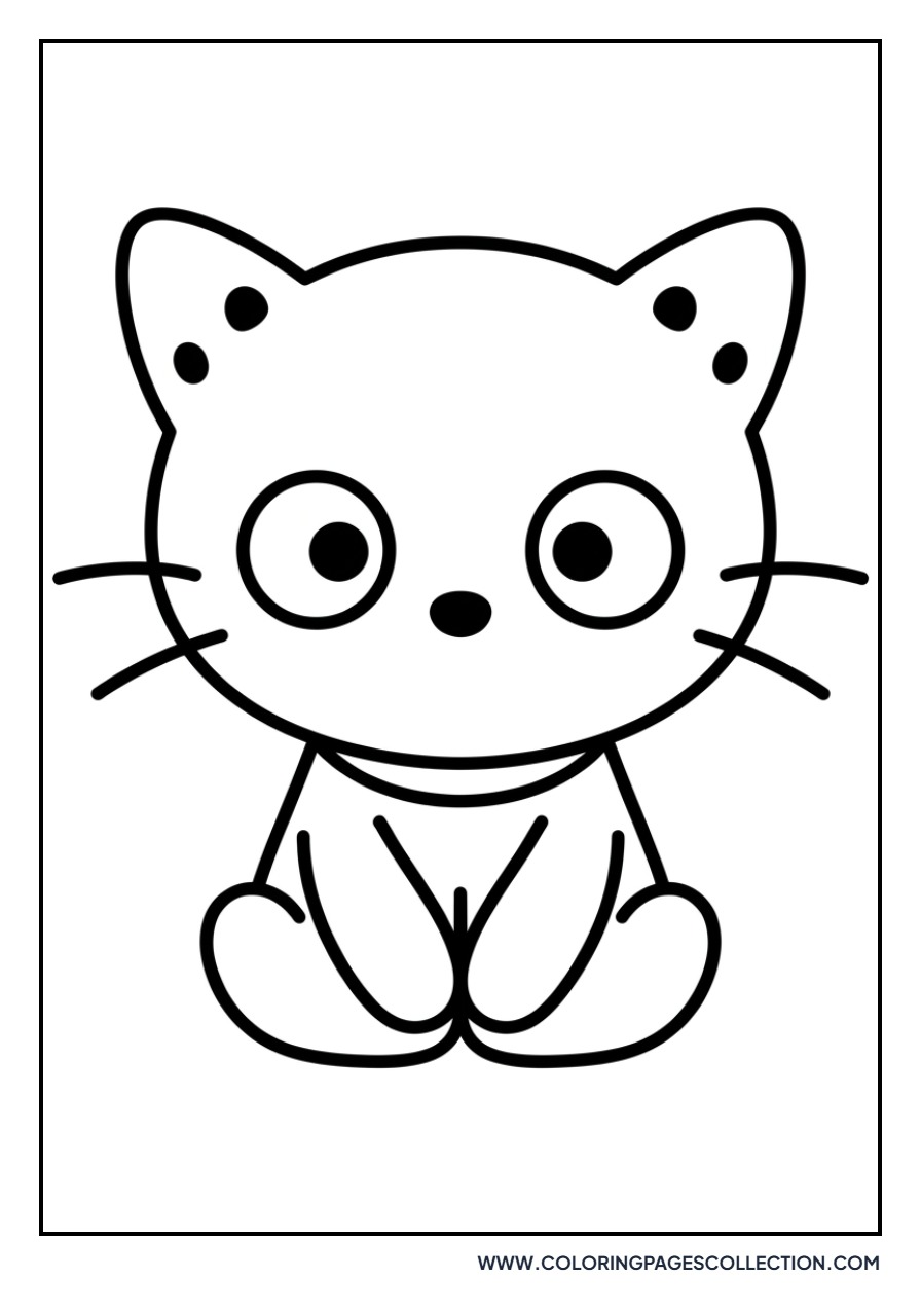 Chococat Sitting Quietly