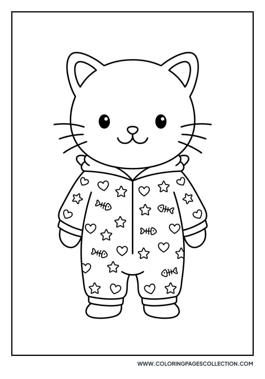Chococat wearing a Pajama