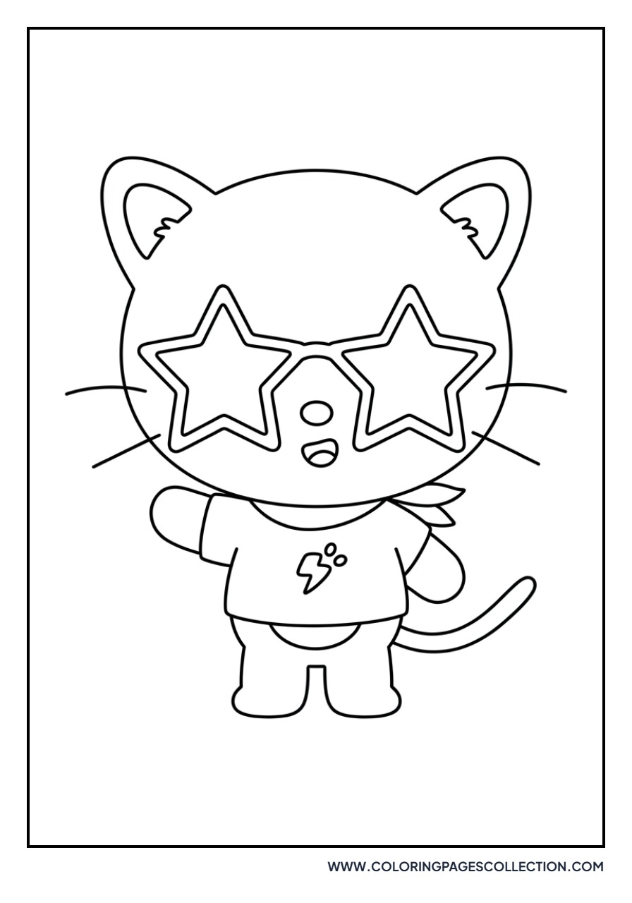 Chococat Wearing Sunglasses