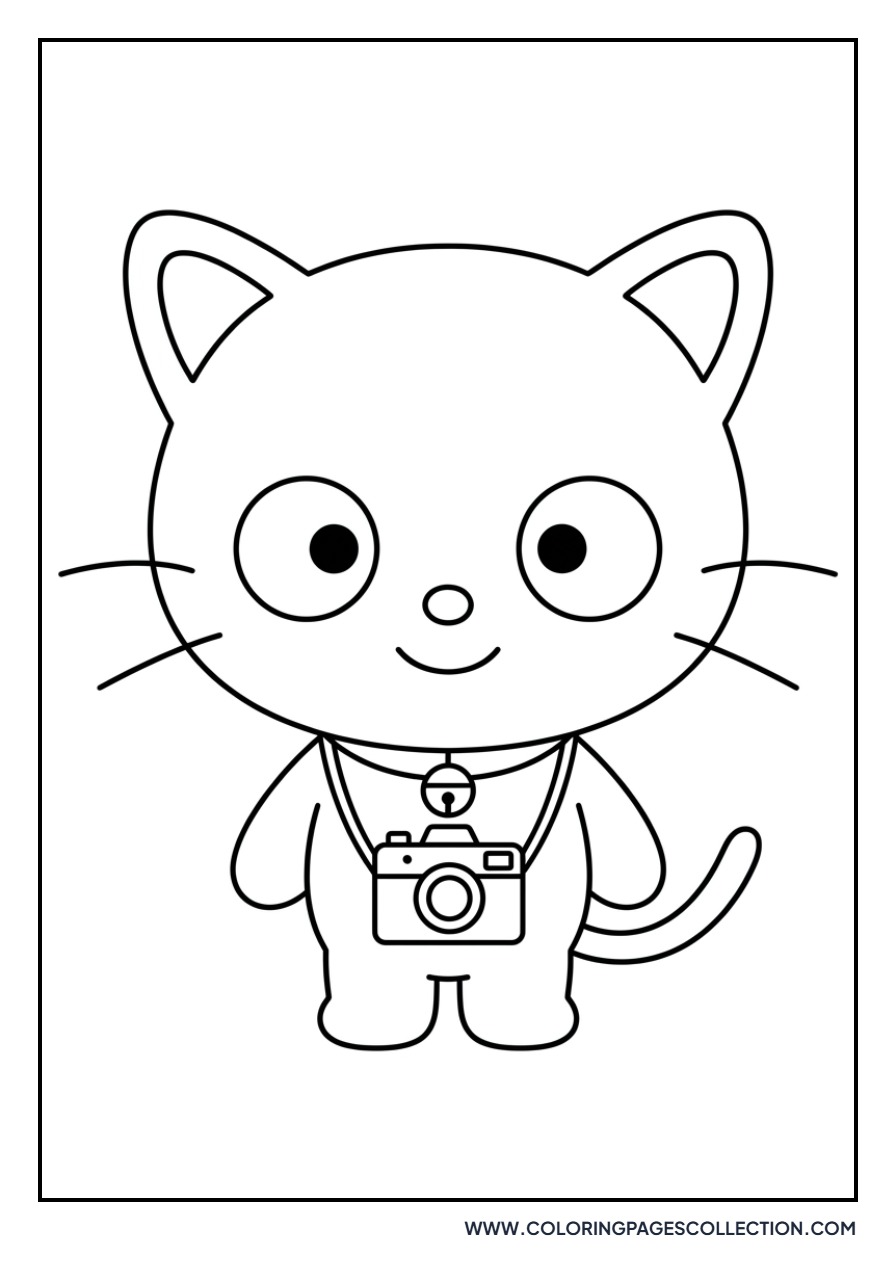 Chococat with a Camera
