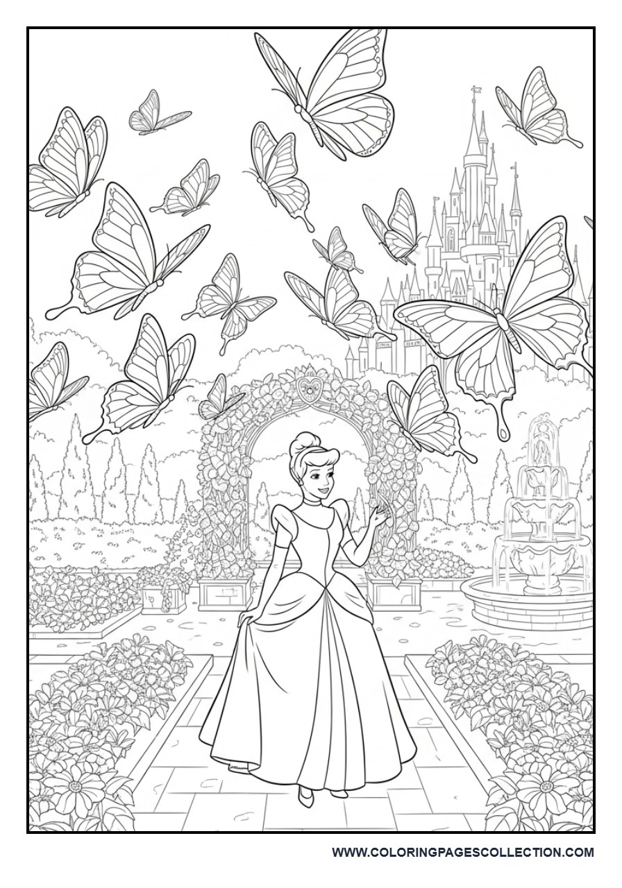 Cinderella and the Royal Butterfly Garden