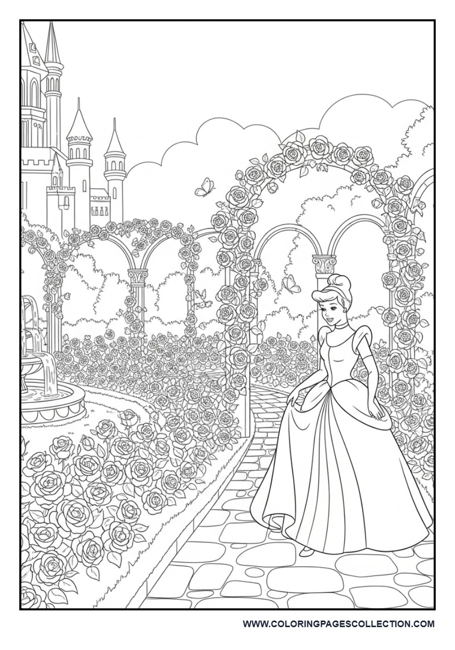 Cinderella and the Royal Rose Garden