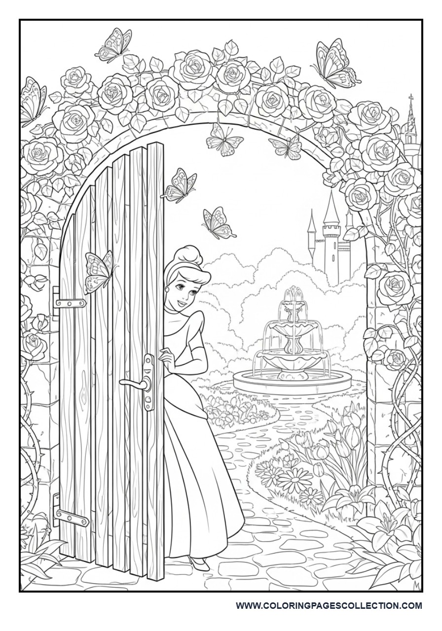 Cinderella and the Secret Garden Gate