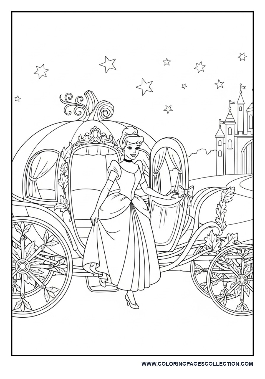 Cinderella Arriving at the Ball