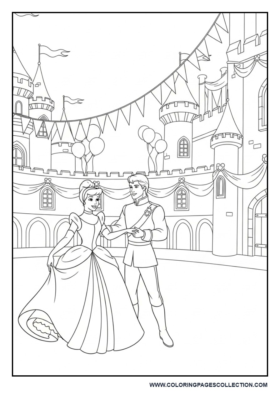 Cinderella at a Royal Celebration