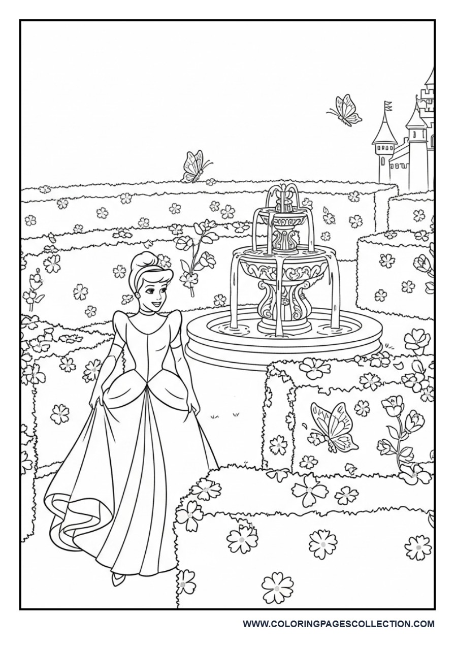 Cinderella in Royal Garden Maze