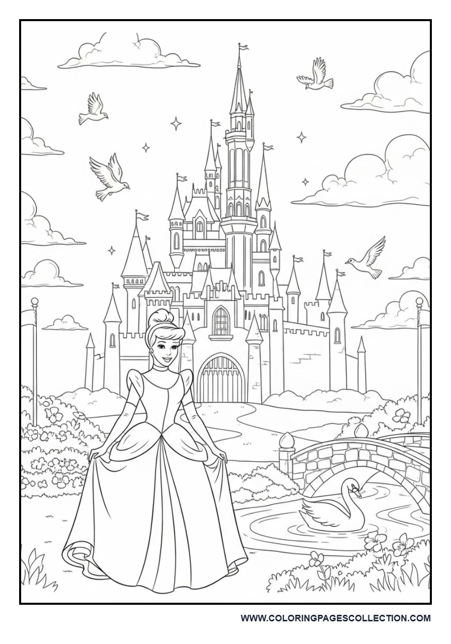 Cinderella's Happily Ever After Castle Scene