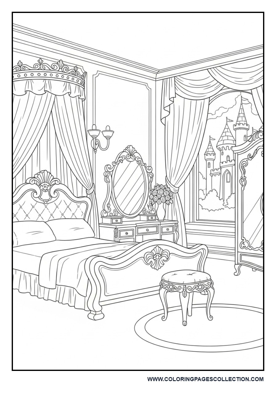 Cinderella's Royal Bedroom