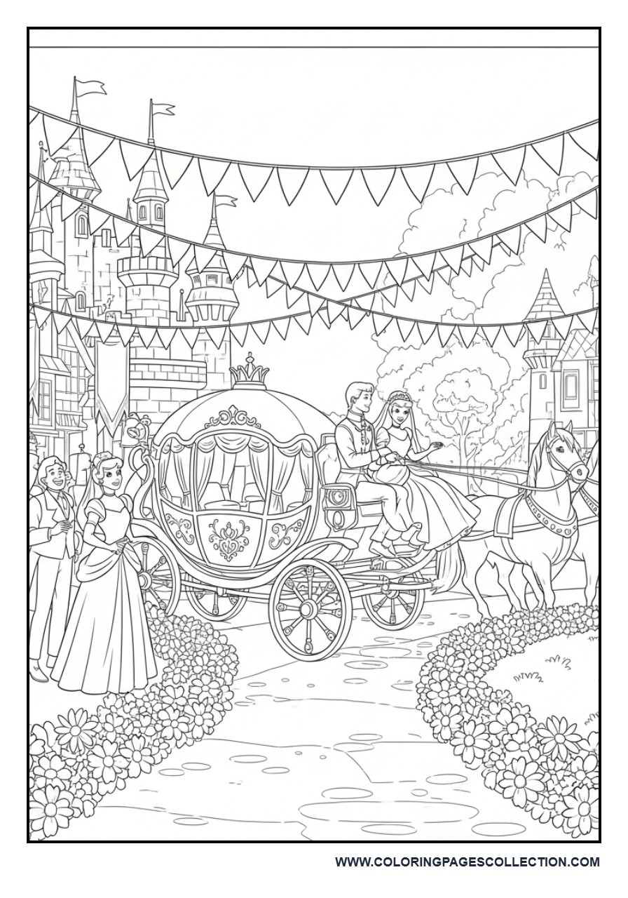 Cinderella's Royal Wedding Procession