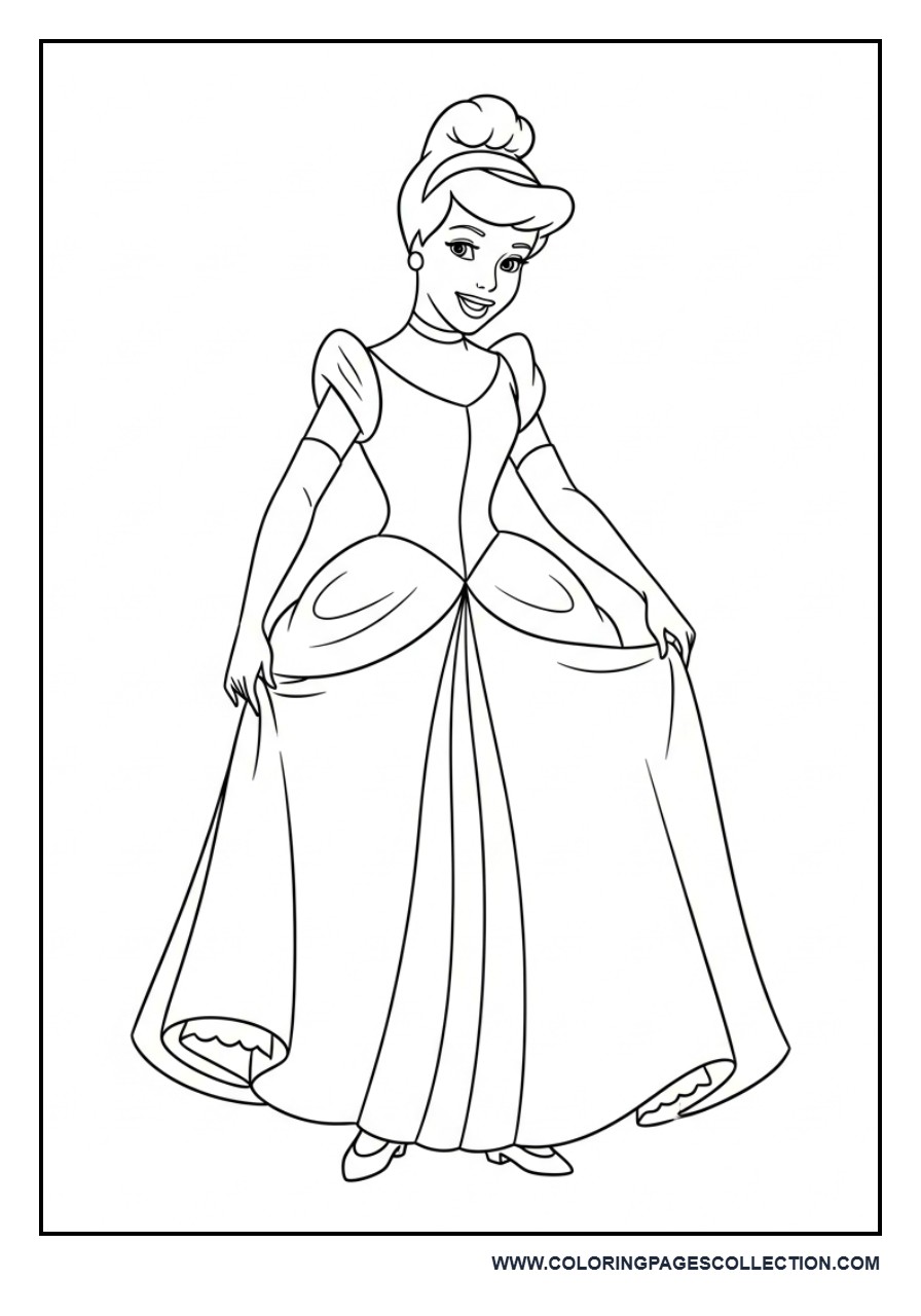 Easy Cinderella Standing Princess