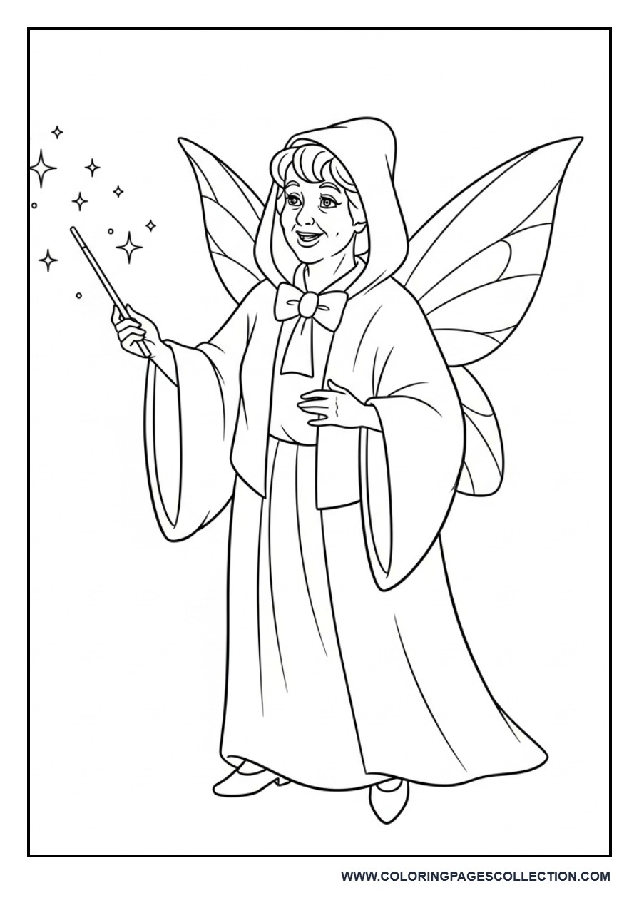 Fairy Godmother Casting Magic
