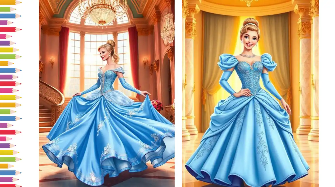75+ enchanting free printable cinderella coloring pages for kids