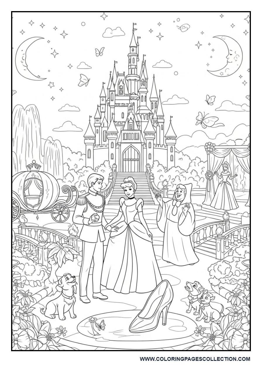 Ultimate Cinderella Fairy Tale Kingdom Scene