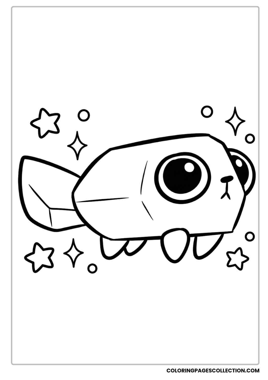 pebble 4 Dandy’s World Coloring Sheet