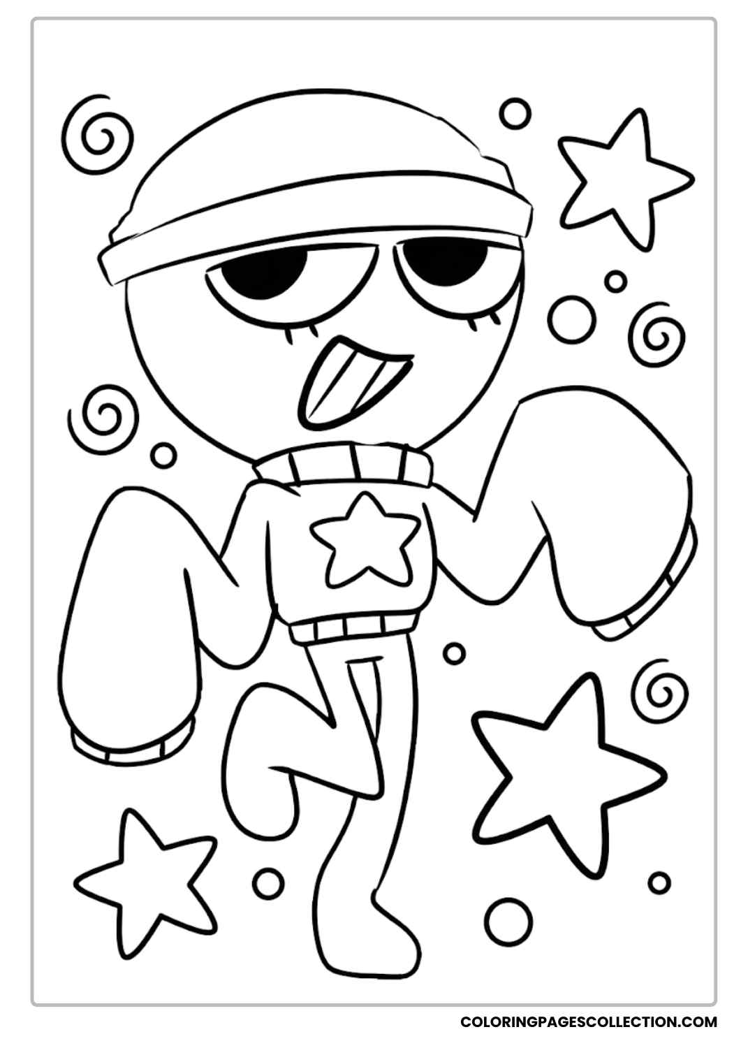 gigi Dandy’s World Coloring Pages