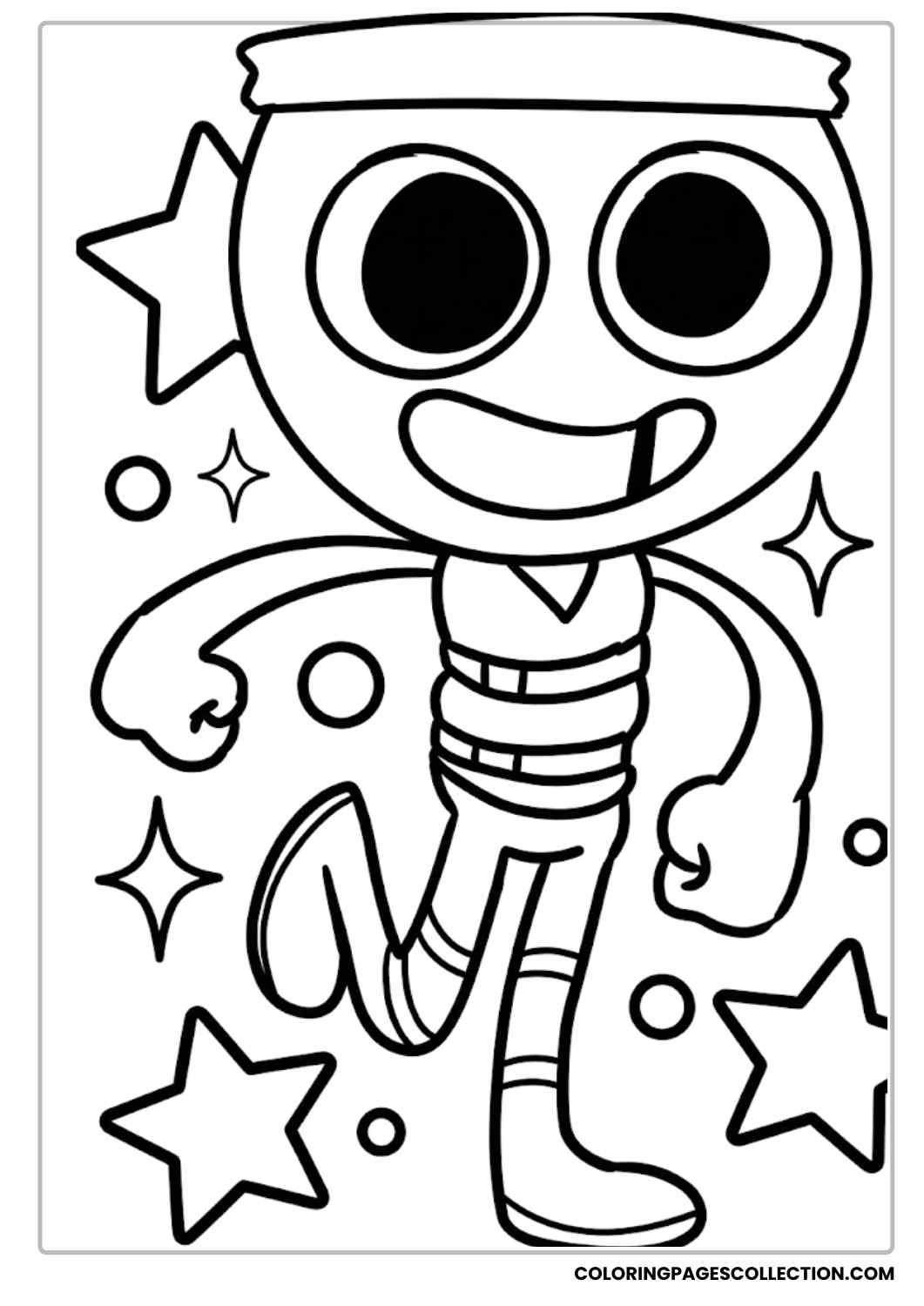 finn Dandy’s World Coloring Sheet