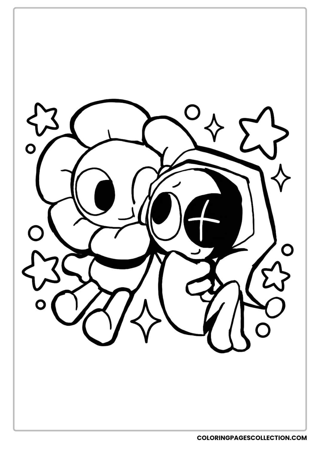 Cocoa 2 Dandy’s World Coloring Sheet