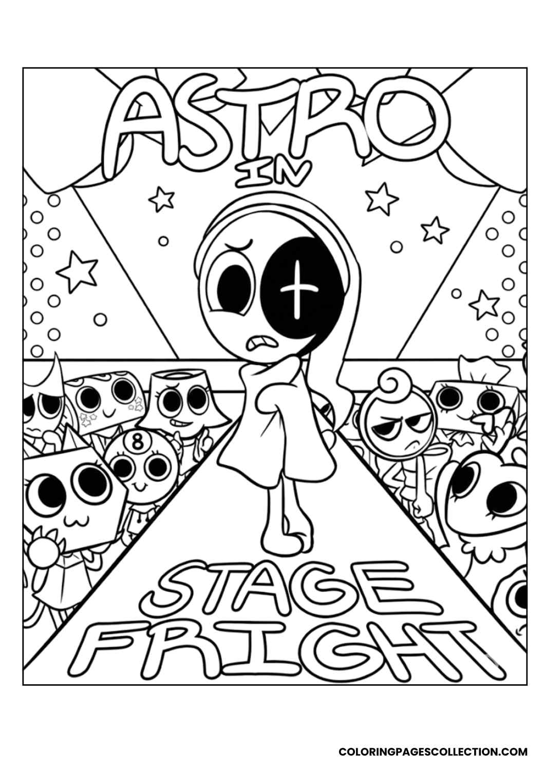 Astro 3 Dandy’s World Coloring Sheet