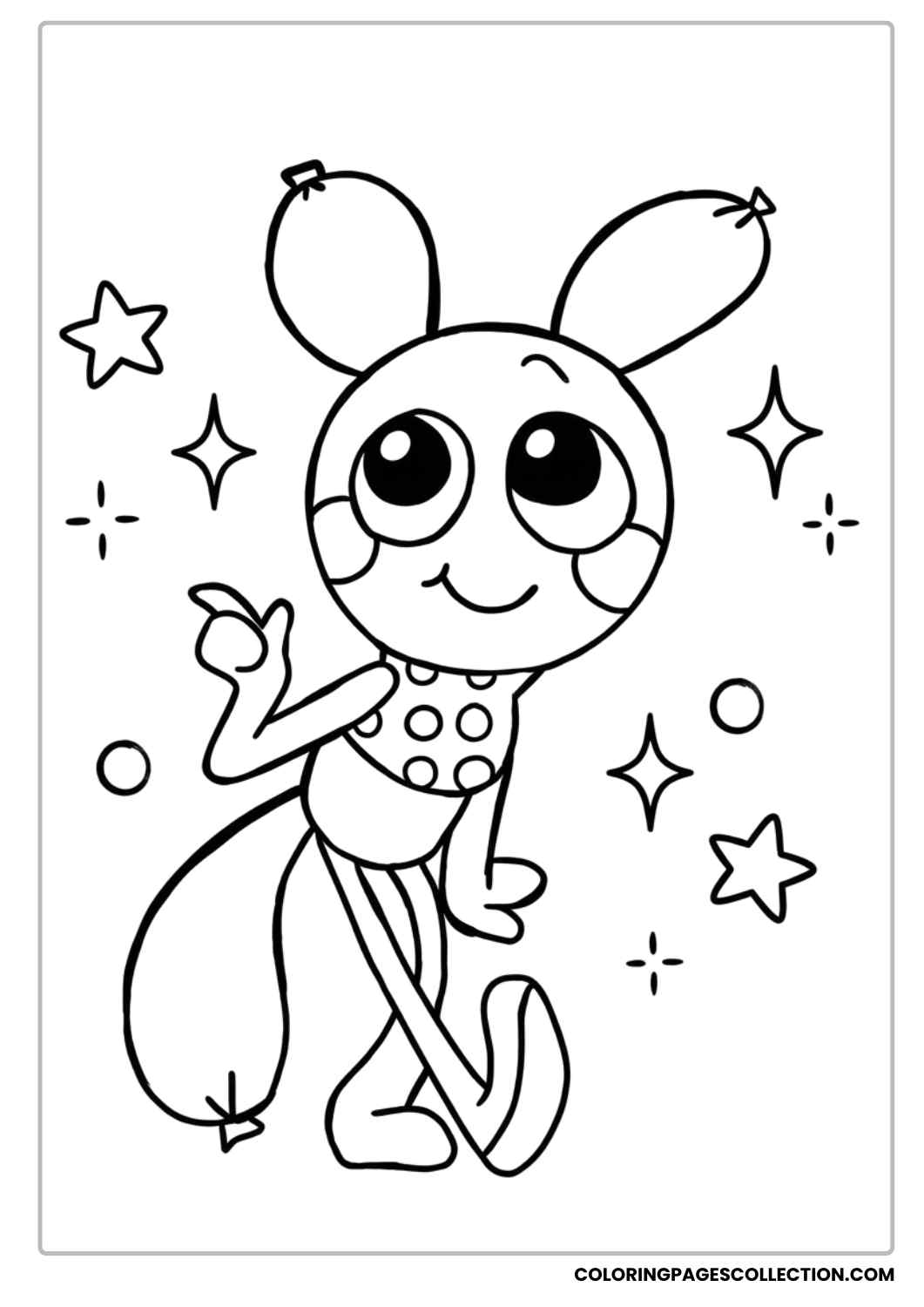 Rodger 2 Dandy’s World Coloring Pages