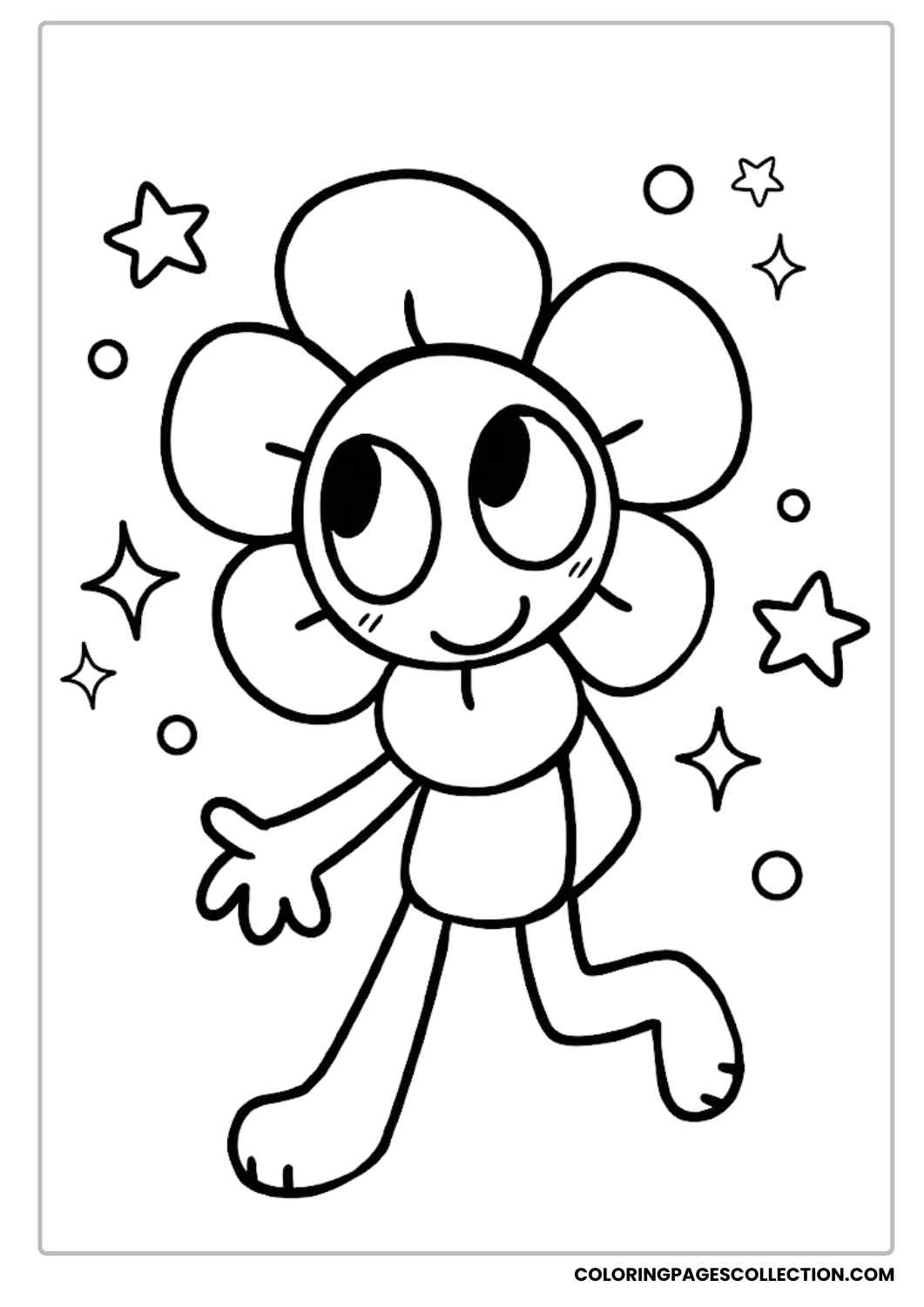 Dandy 2 Dandy’s World Coloring Pages