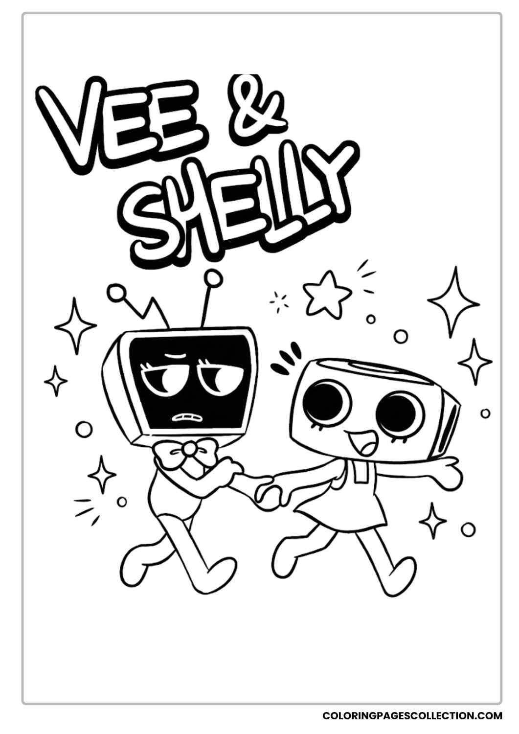 Dandy 3 Dandy’s World Coloring Sheet