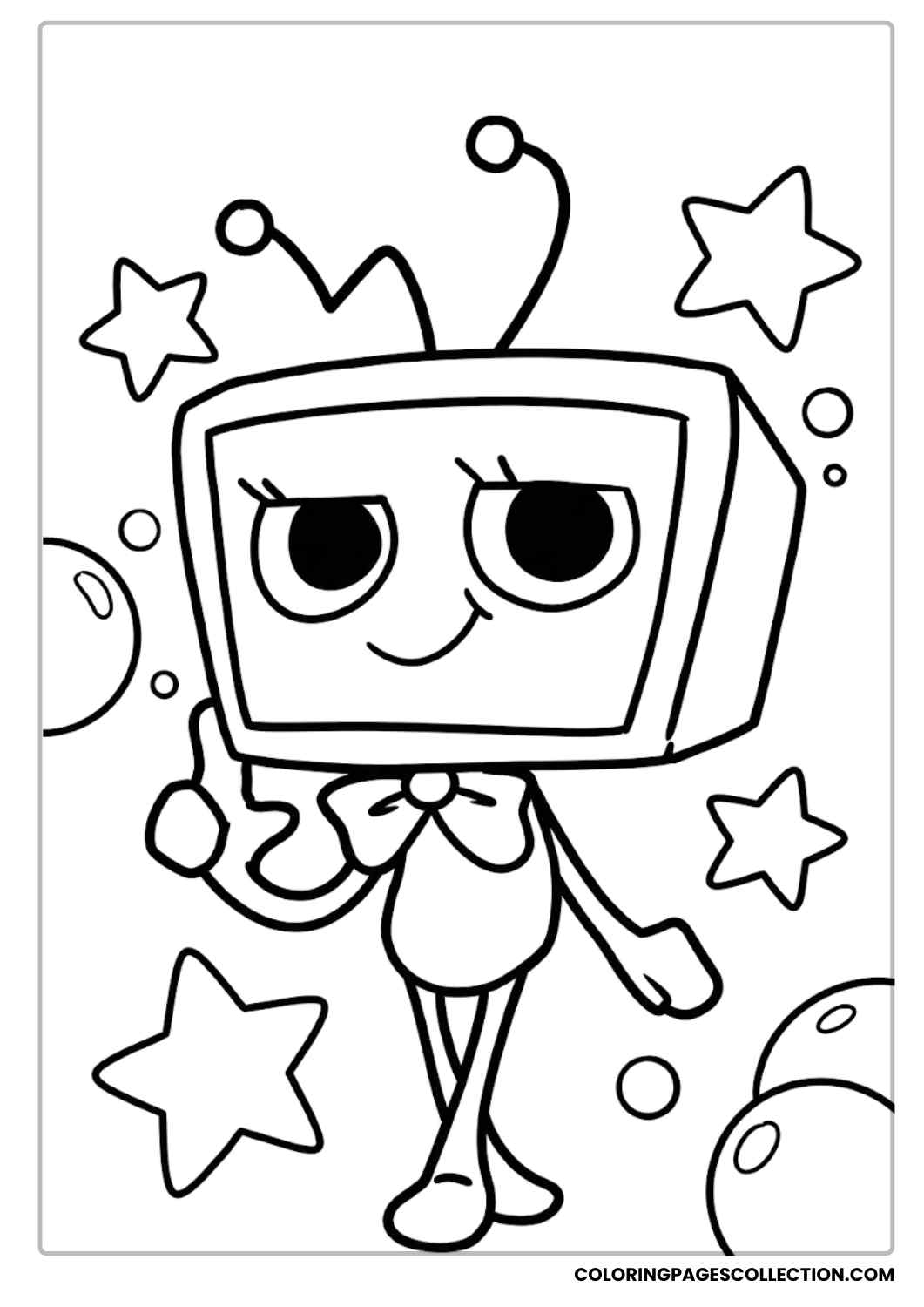 Vee Dandy’s World Coloring Sheet