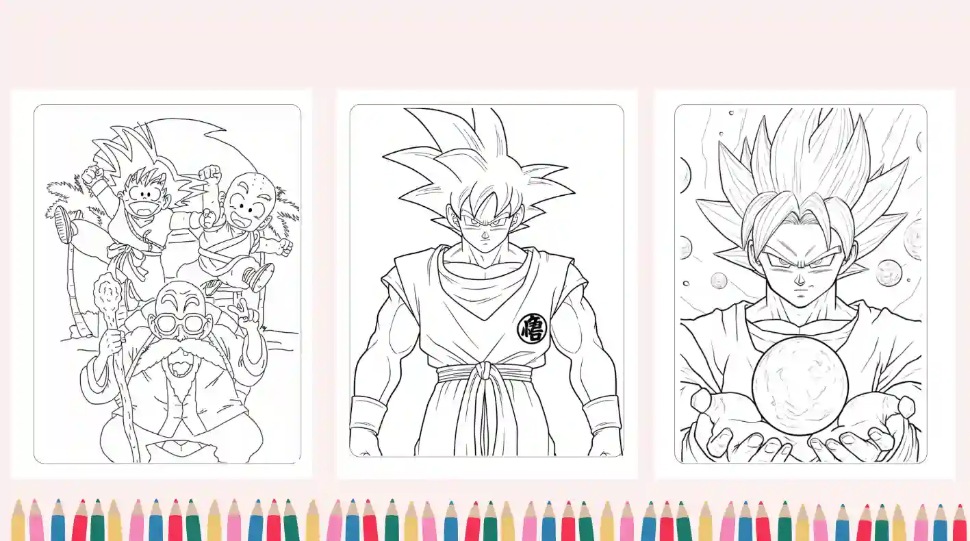 Dragon Ball Z coloring pages